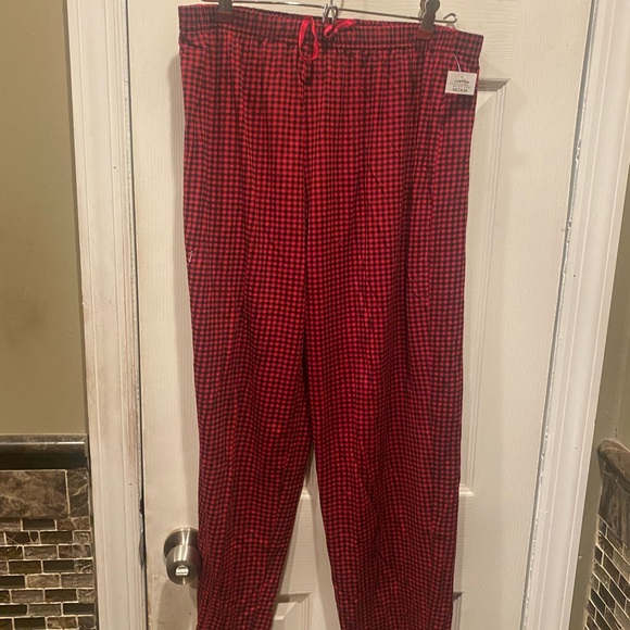 Charter Club NWT 2 Piece PJ Set Shirt & Pants Tiny Buffalo Check - Picture 4 of 7